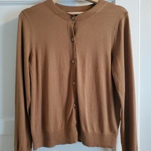 Tan Banana Republic cardigan